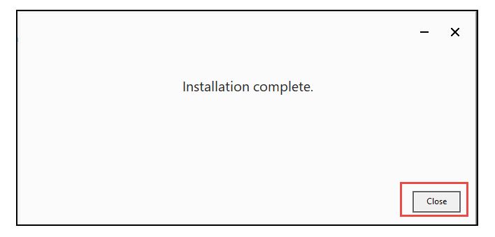 Hướng dẫn cài đặt Google Workspace Sync for Microsoft Outlook 20 hoàn thành việc cài đặt ứng dụng gwsmo