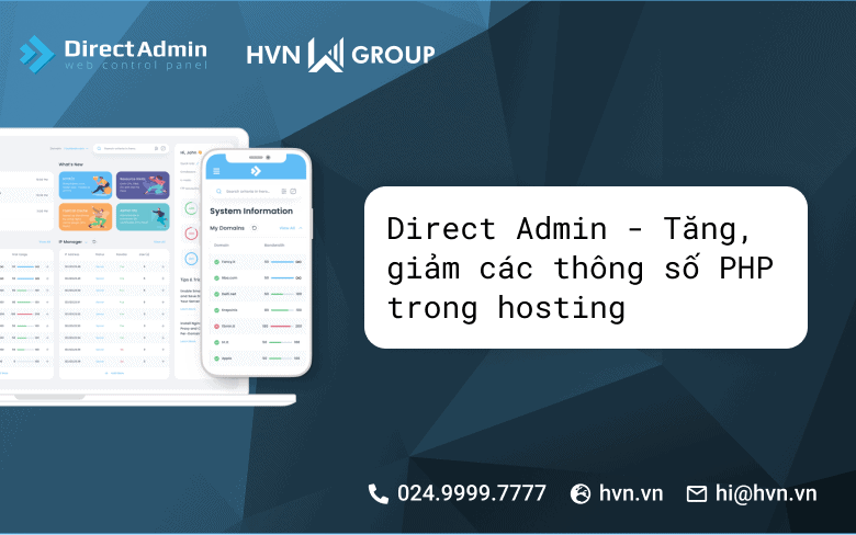 Tăng, giảm các thông số PHP trong hosting sử dụng Direct Admin 7 Direct Admin Tang giam cac thong so PHP trong hosting