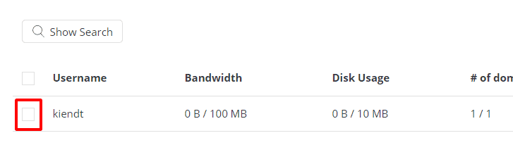 Hướng dẫn quản lý user trong tài khoản Reseller DirectAdmin 17 chọn tài khoản user