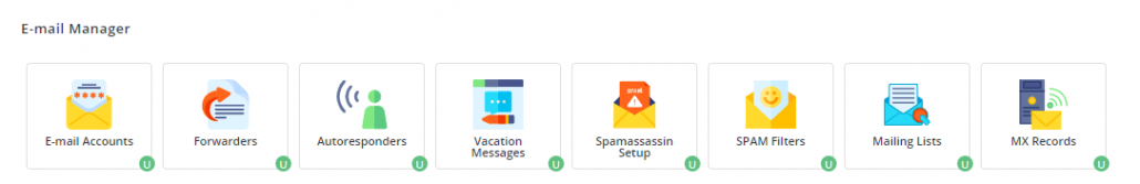 Hướng dẫn sử dụng tài khoản Reseller DirectAdmin 22 thiết lập email