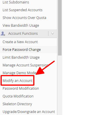 Hướng dẫn thay đổi tên miền chính trên WHM 12 thực hiện sửa đổi tên miền chính