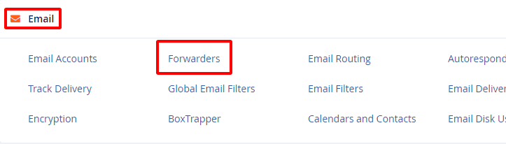 Hướng dẫn sử dụng chức năng Email forwarding trong hosting cPanel 16 tính năng forwarders trong cpanel