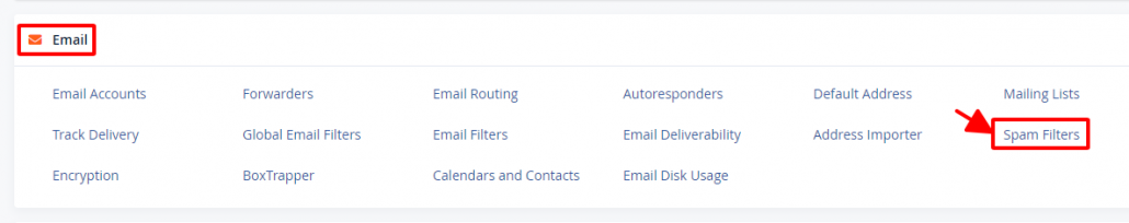 Hướng dẫn sử dụng chức năng Spam Filter Email trên cPanel 15 tính năng spam filter email