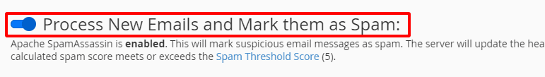 Hướng dẫn sử dụng chức năng Spam Filter Email trên cPanel 16 đánh dấu email spam