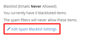 Hướng dẫn sử dụng chức năng Spam Filter Email trên cPanel 22 cài đặt blacklist