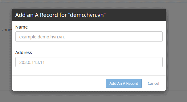Hướng dẫn cấu hình bản ghi DNS trên cPanel (Zone Editor) 18 thêm bản ghi