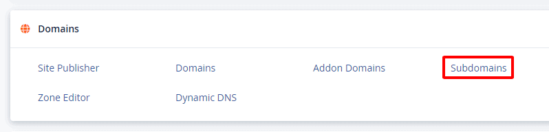 Hướng dẫn tạo Subdomain cho Hosting cPanel 15 tạo subdomain