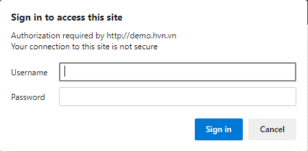 Hướng dẫn đặt mật khẩu cho thư mục trên DirectAdmin 17 kiểm tra kết quả