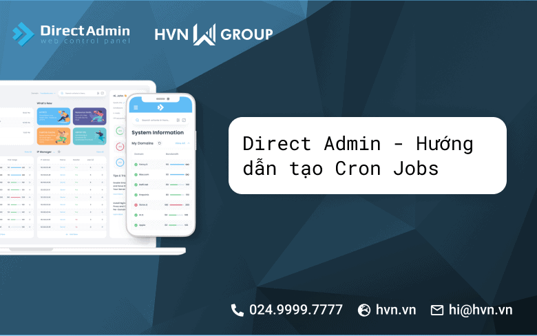 Hướng dẫn tạo Cron Jobs trong DirectAdmin 6 tao Cron Jobs trong DirectAdmin