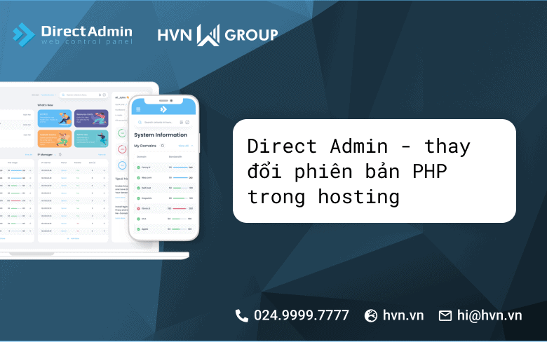 Hướng dẫn thay đổi phiên bản PHP trong hosting Direct Admin 6 thay doi phien ban PHP trong hosting Direct Admin 1