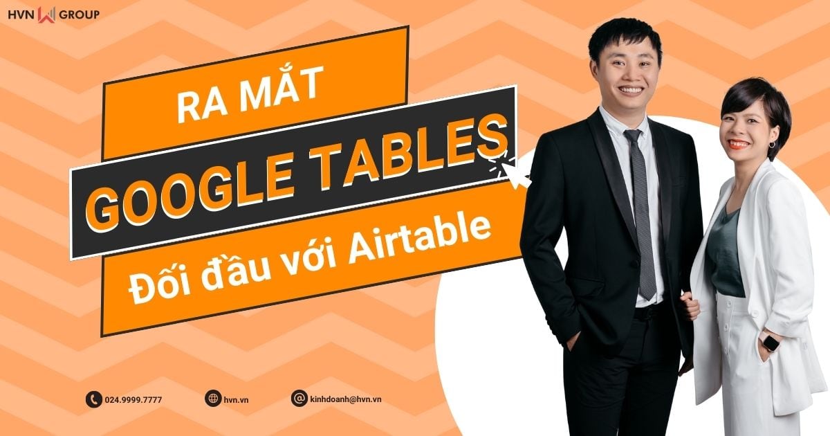ra mắt google tables cạnh tranh với airtable