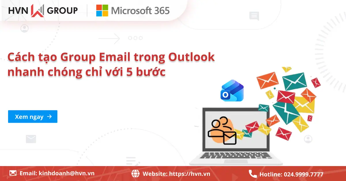 Cách Tạo Group Email Trong Outlook