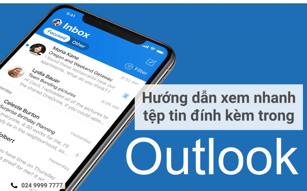 Hướng dẫn xem nhanh tệp tin đính kèm trong Outlook 8 Frame 1 17