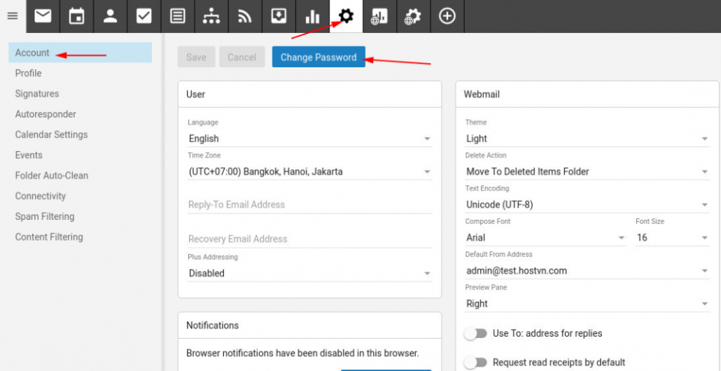 Hướng dẫn thay đổi mật khẩu tài khoản Email Business 12 tiến hành đăng nhập email business