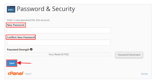 Hướng dẫn sử dụng tính năng Thay đổi mật khẩu (Password & Security) 27 su dung tinh nang thay doi mat khau email business hosting anh 9