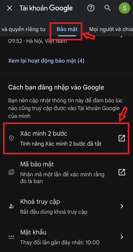 Hướng dẫn cách thay đổi mật khẩu Gmail trên điện thoại Android 23 bảo vệ tài khoản với mfa