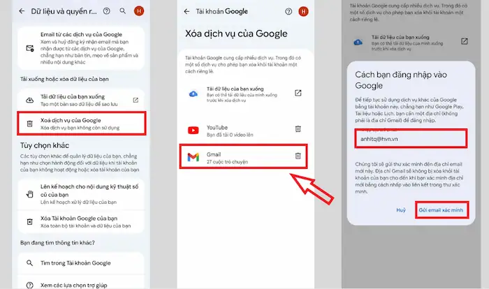 Xóa tài khoản Gmail khỏi điện thoại: Hướng dẫn gỡ bở nhanh chóng, an toàn 18 Cách Xóa Bỏ Tài Khoản Gmail Khỏi Thiết Bị Android (3)