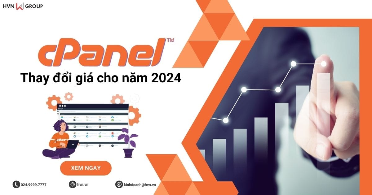 cpanel thay đổi giá năm 2024