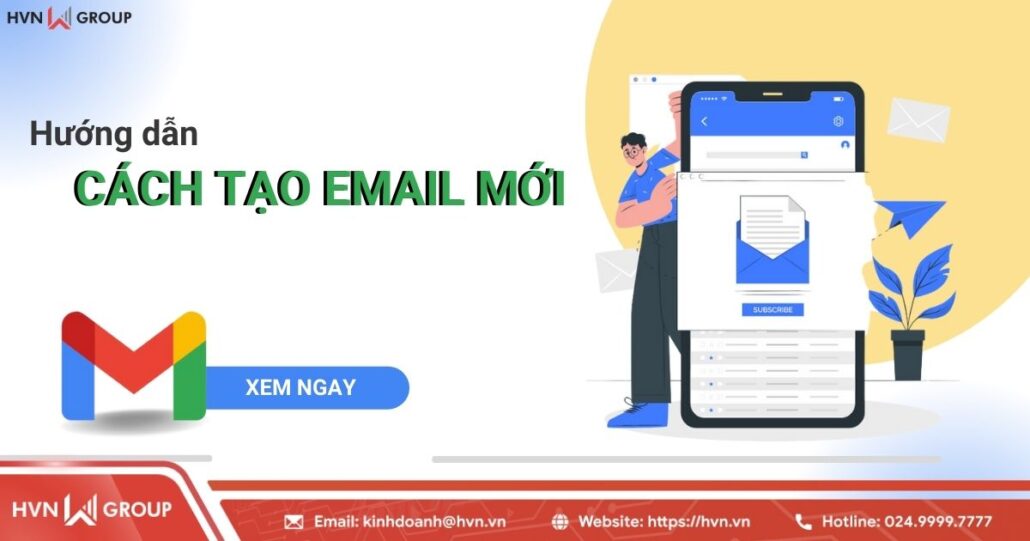 hướng dẫn cách tạo email mới trong gmail