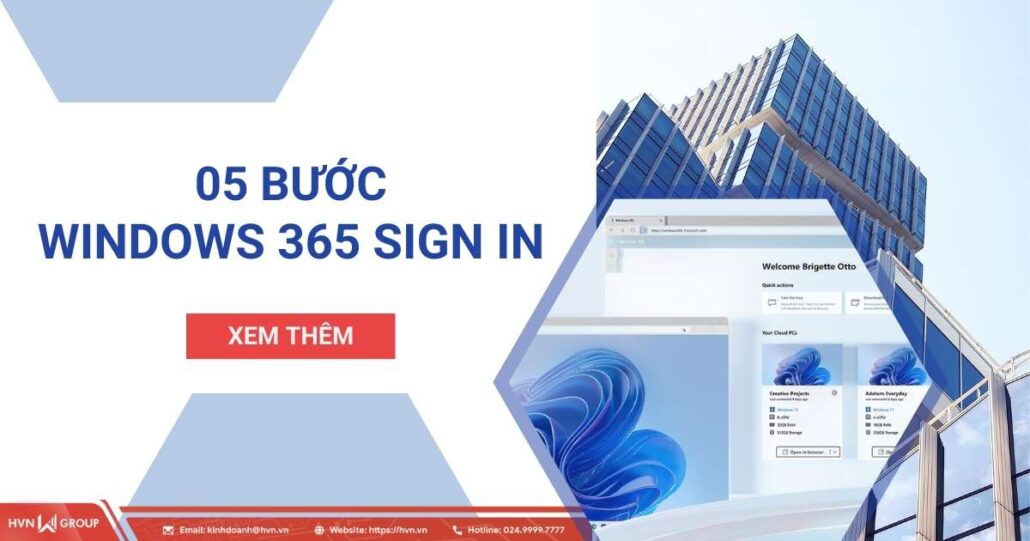 05 bước Windows 365 sign in dễ dàng chỉ trong 1 phút 7 windows 365 sign in