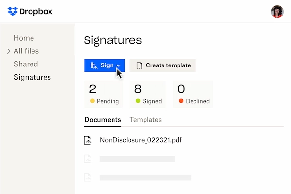 Dropbox Sign Webapp - Standard - Annually 2 Sign Uu Nhuoc Diem