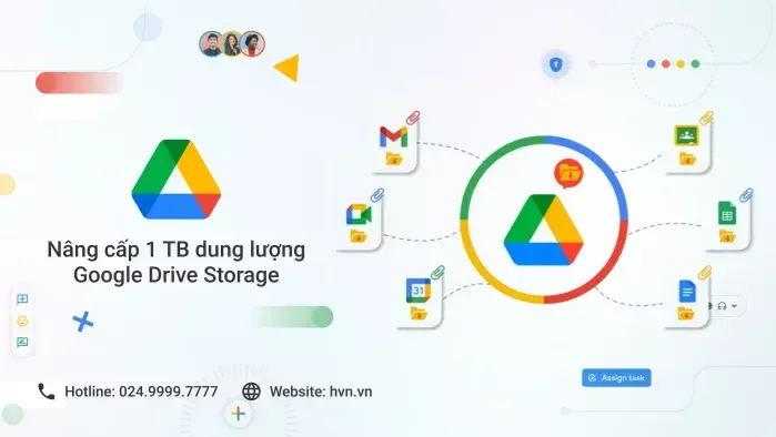 Google Drive Storage 1TB (Monthly) lưu trữ những dữ liệu nào?