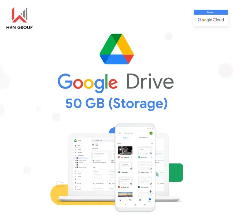 Đôi nét chung về Google Drive Storage 50GB Annually