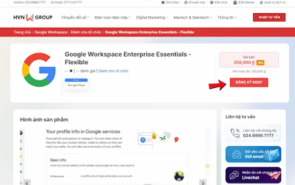 Google Workspace Enterprise Essentials Flexible 6