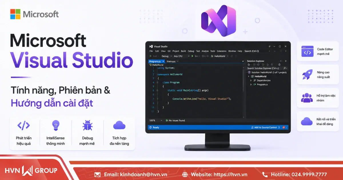 Microsoft Visual Studio là gì? Tính năng, phiên bản & hướng dẫn cài đặt 16 Microsoft Visual Studio Là Gì