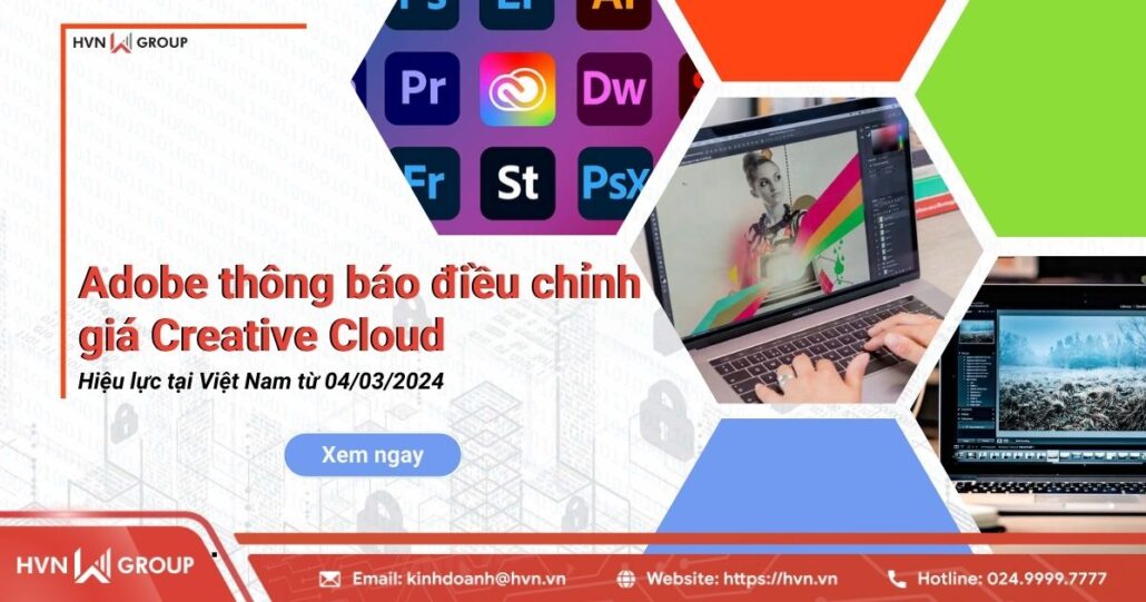 adobe thông báo điều chỉnh giá creative cloud