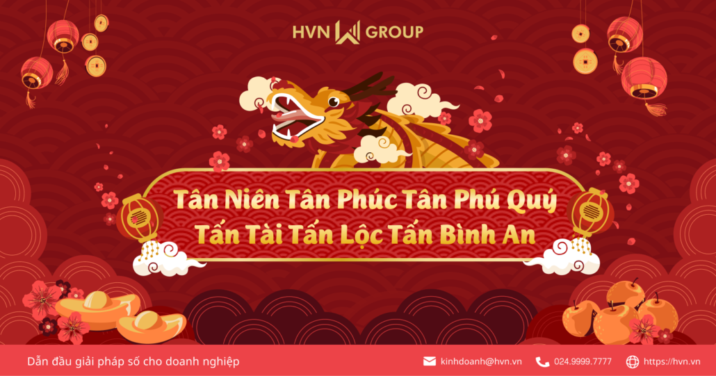 HVN trân trọng thông báo lịch nghỉ Tết Giáp Thìn 2024 2 chúc mừng tết giáp thìn và thông báo nghỉ tết
