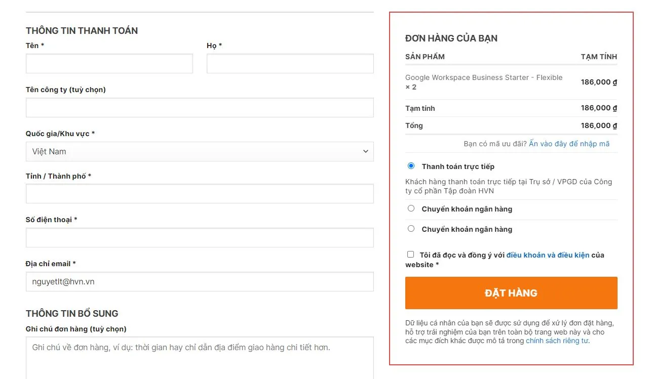Hướng dẫn cách tạo email theo tên miền dễ dàng, nhanh chóng 30 cung cấp thông tin cần thiết