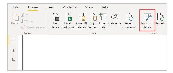 power bi editor