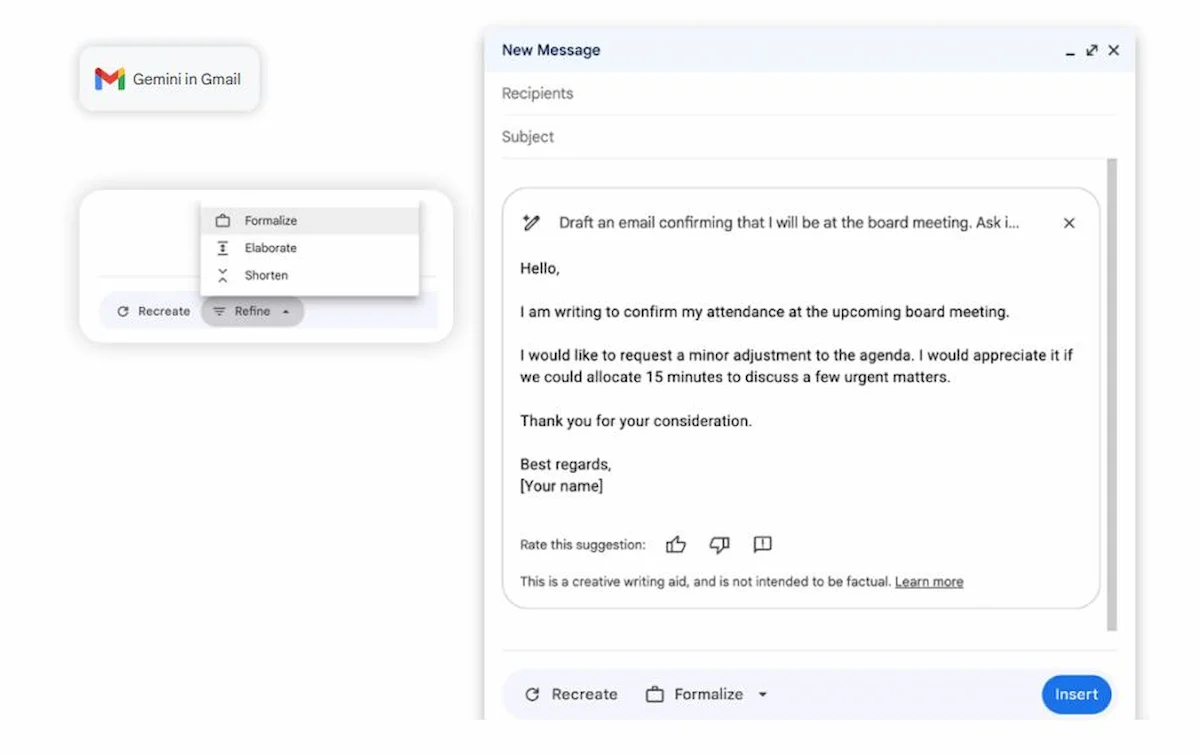 chỉnh sửa giọng điệu cho email