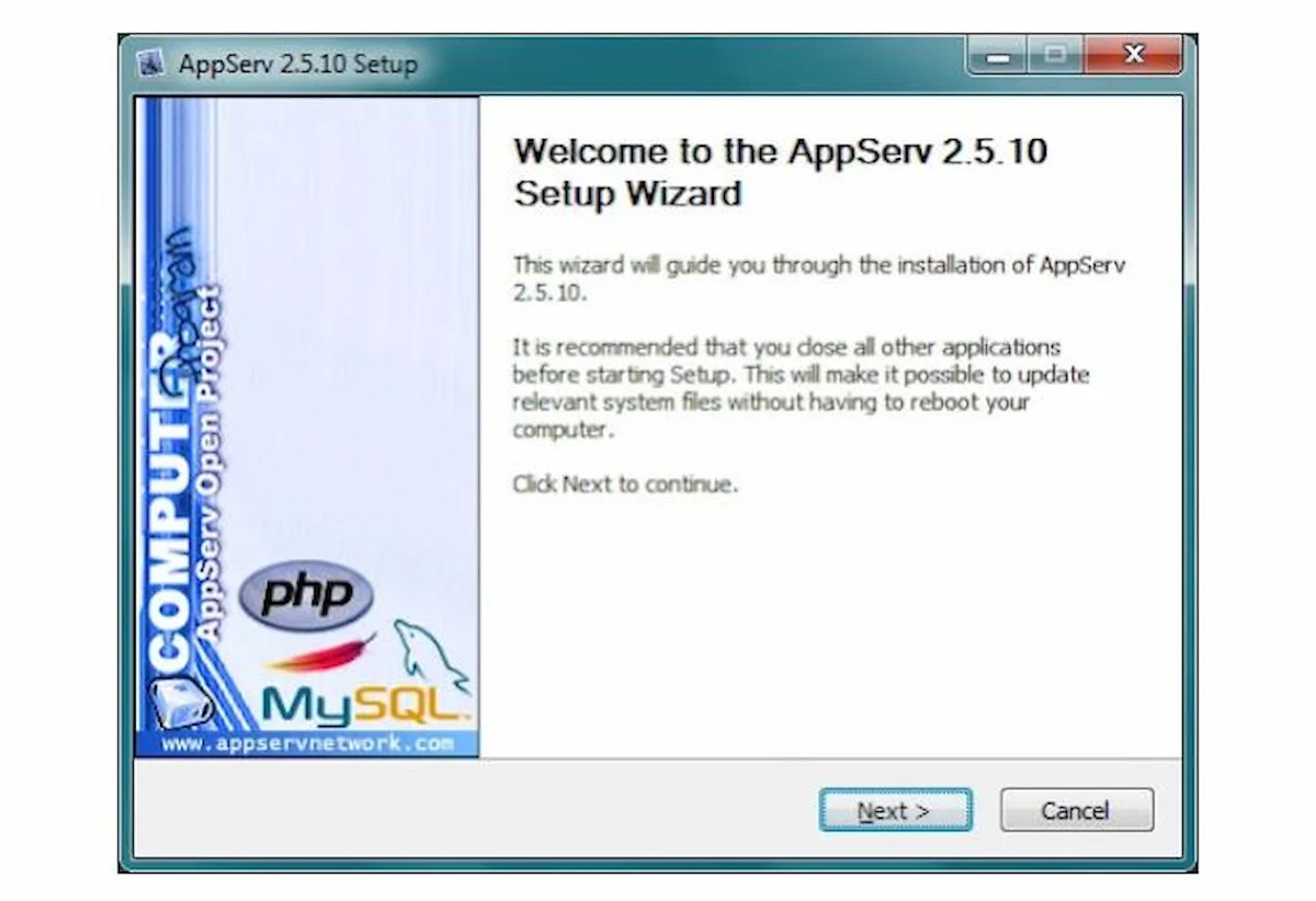 giải nén appserv