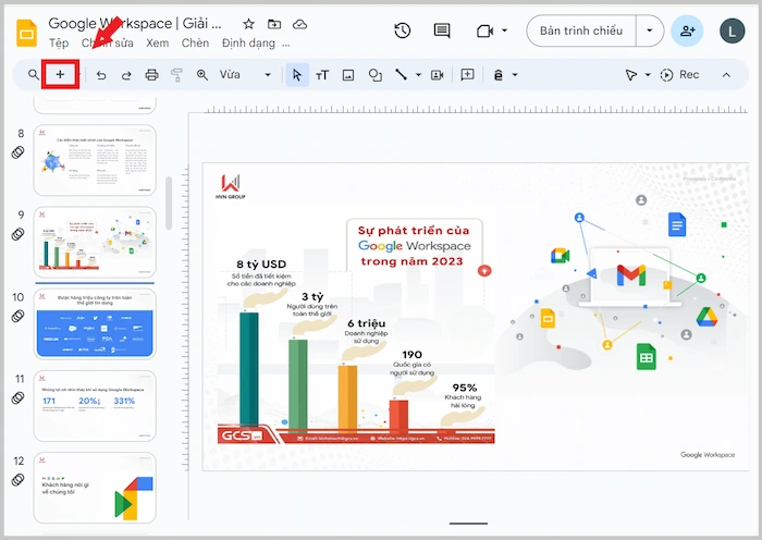 Google Slides là gì? 7 Phút khám phá kiến thức từ A-z về Slides 36 Cach Them Slide Moi Trong GG Slides