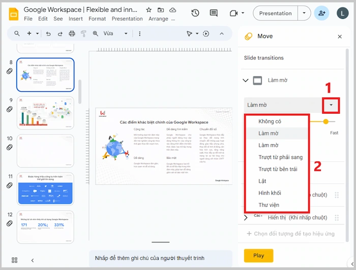 Google Slides là gì? 7 Phút khám phá kiến thức từ A-z về Slides 39 Tuy Chon Hieu Ung Tuong Ung Cho Tung Slide