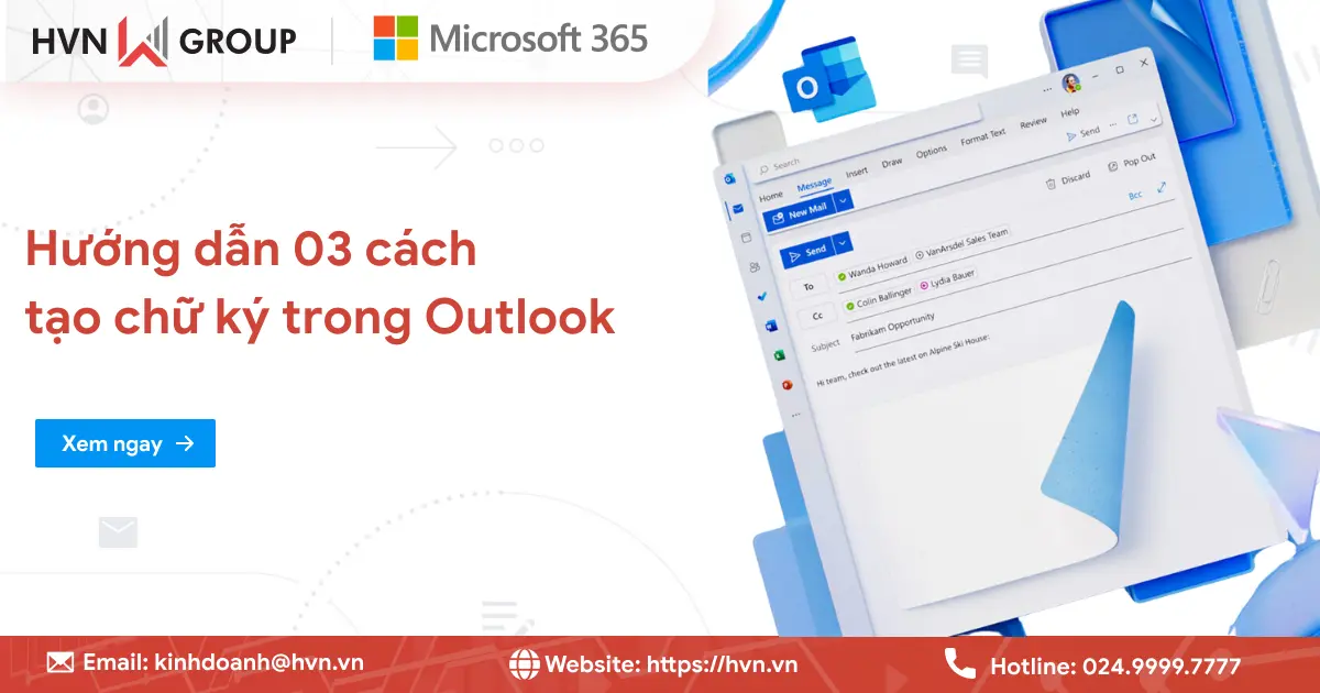 Cach Tao Chu Ky Trong Outlook Moi