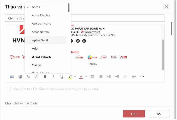 Hướng dẫn 03 Cách tạo chữ ký trong Outlook chỉ với 2 phút 31 Tao Chu Ky Outlook Dep