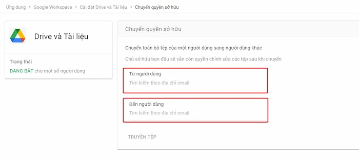 03 Cách chuyển chủ sở hữu Google Drive đơn giản cho Newbie 20 Cách Chuyển Quyền Sở Hữu Google Drive Qua Google Admin
