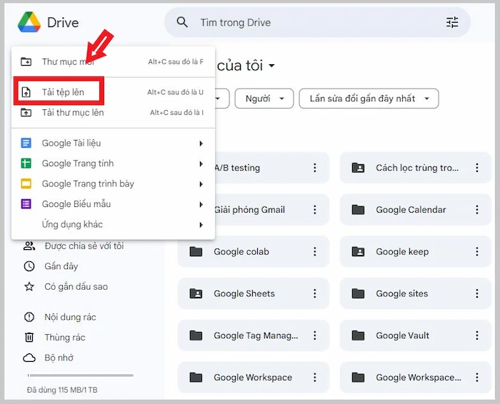 Cách tải file lên Google Drive trên Desktop, Mobile chỉ với 30s 40 Tải Tệp Lên Drive Người Khác