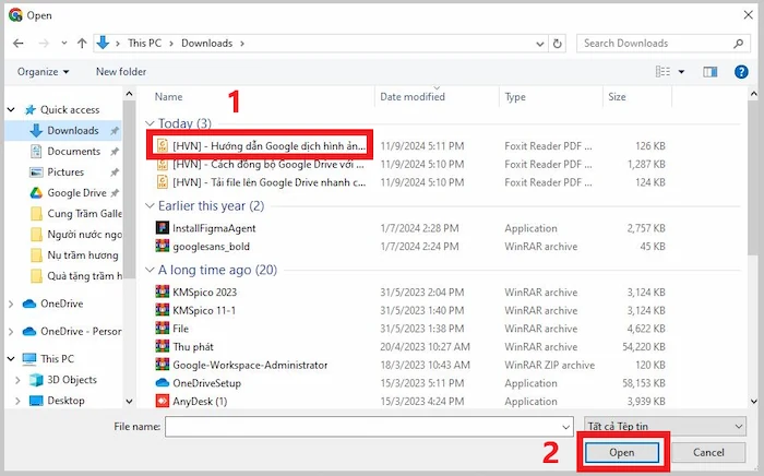 Cách tải file lên Google Drive trên Desktop, Mobile chỉ với 30s 29 Tuỳ Chọn File PDF Cần Tải