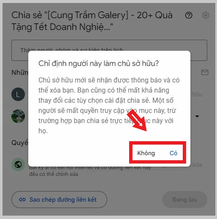 03 Cách chuyển chủ sở hữu Google Drive đơn giản cho Newbie 19 Xác Nhận Yêu Cầu Chuyển Quyền Sở Hữu Tệp Trên Drive