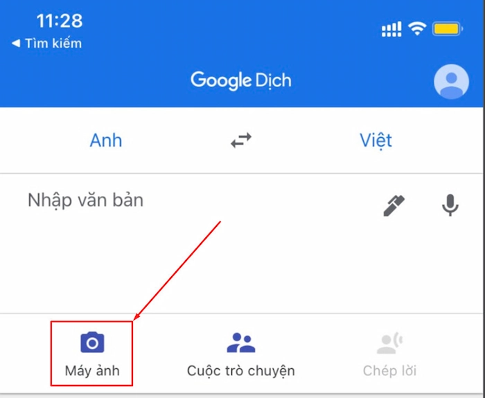 Google Dịch Hình ảnh Trên điện Thoại Khi Không Có Internet
