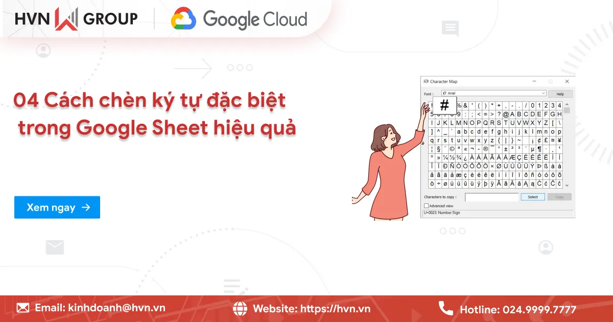 Cách Chèn Ký Tự đặc Biệt Trong Google Sheet