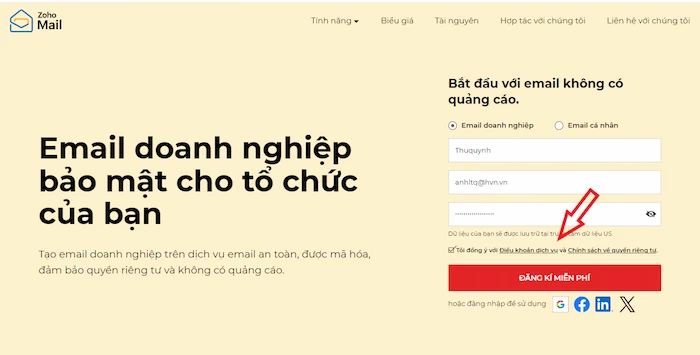 Đăng Ký Email Doanh Nghiệp “miễn Phí” Với Zoho Mail
