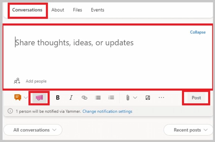 Yammer là gì? Tất tần tật những kiến thức cần biết về Yammer 29 Đăng Thông Báo Tự động Trên Yammer