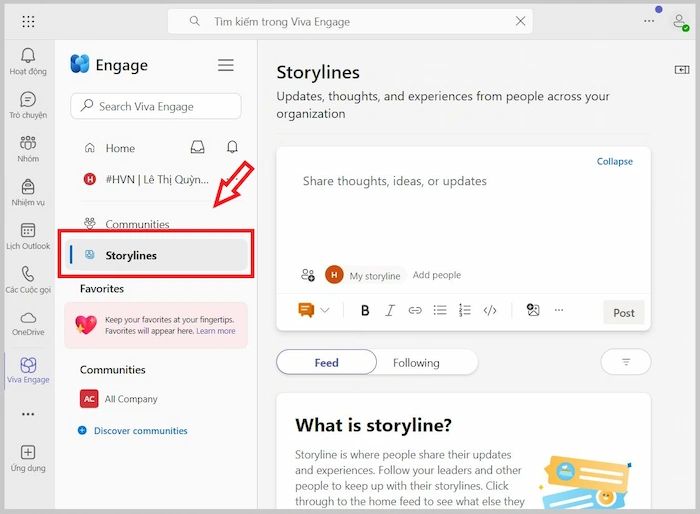 Microsoft Viva là gì? 06 Lợi ích to lớn dành cho doanh nghiệp 32 Sử Dụng Storylines để Chia Sẻ Nhanh Thông Tin