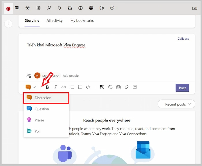 Yammer là gì? Tất tần tật những kiến thức cần biết về Yammer 30 Tạo Cuộc Thảo Luận Trên Yammer