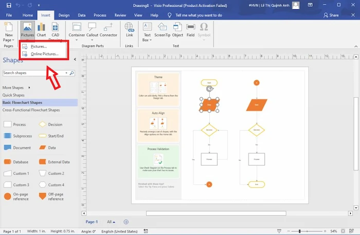 Microsoft Visio là gì? Tất tần tật kiến thức từ A-z về MS Visio 52 Cách Chèn Hình ảnh Vào Visio